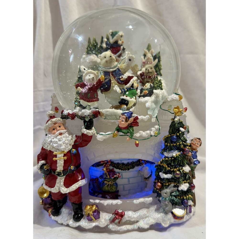Kirkland Signature Musical Revolving Water Globe Snow Bear Theme Item #109619